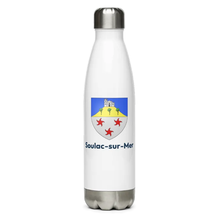 Gourde inox — blason de Soulac-sur-Mer