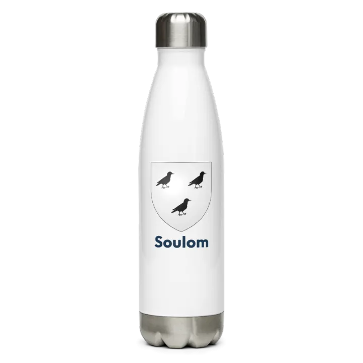 Gourde inox blason de Soulom
