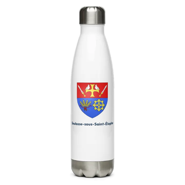 Gourde inox — blason de Soulosse-sous-Saint-Élophe