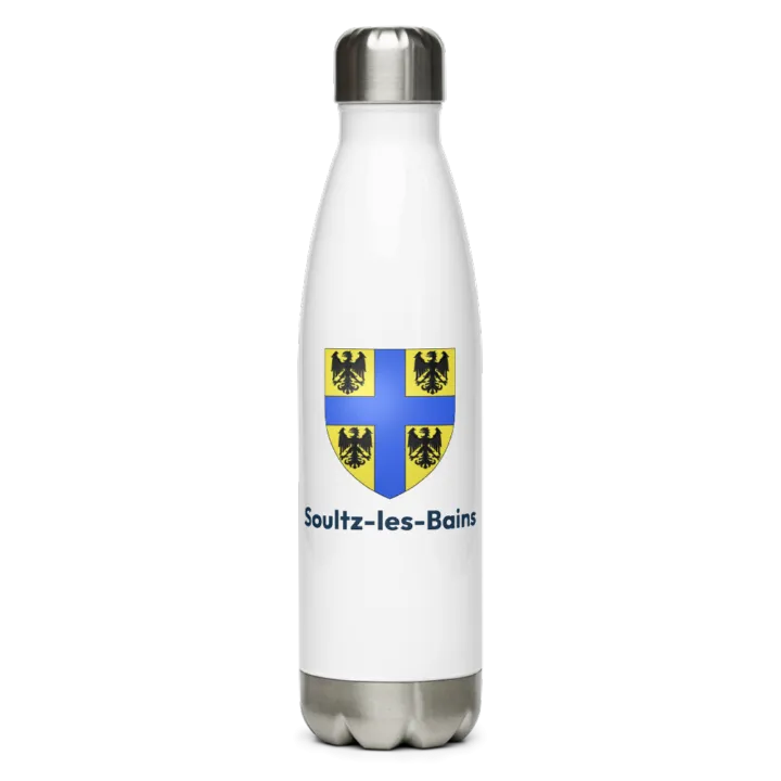 Gourde inox — blason de Soultz-les-Bains
