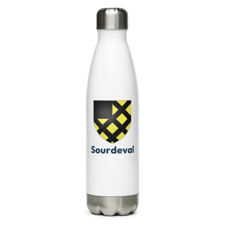 Gourde inox blason de Sourdeval