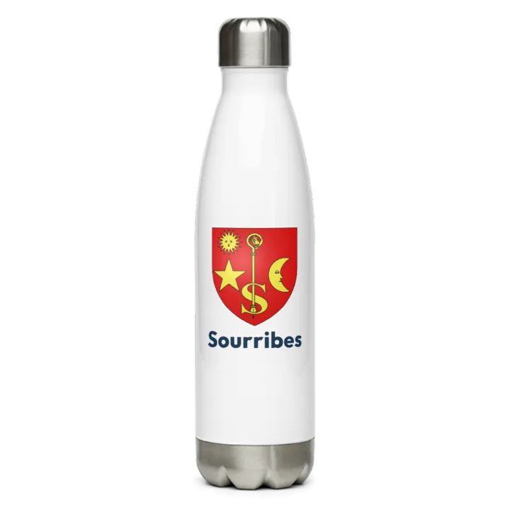 Gourde inox blason de Sourribes