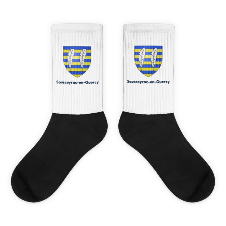 Chaussettes — blason de Sousceyrac-en-Quercy