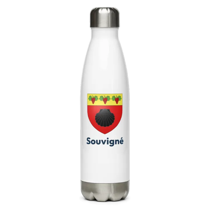 Gourde inox blason de Souvigné