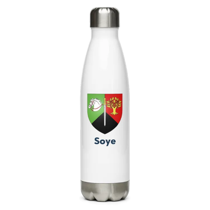 Gourde inox blason de Soye