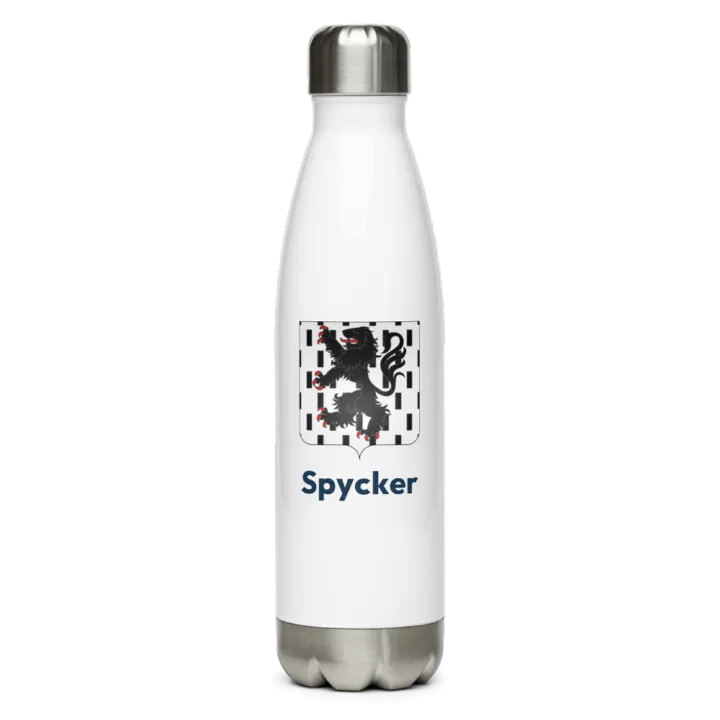 Gourde inox blason de Spycker