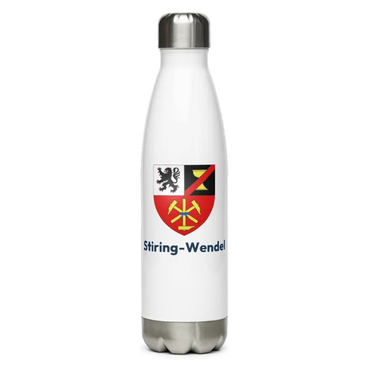 Gourde inox blason de Stiring-Wendel