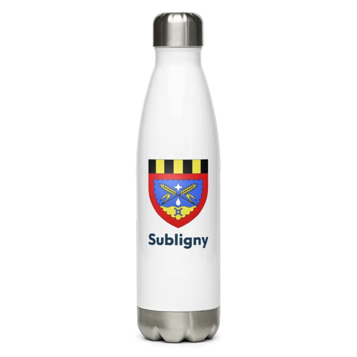Gourde inox blason de Subligny