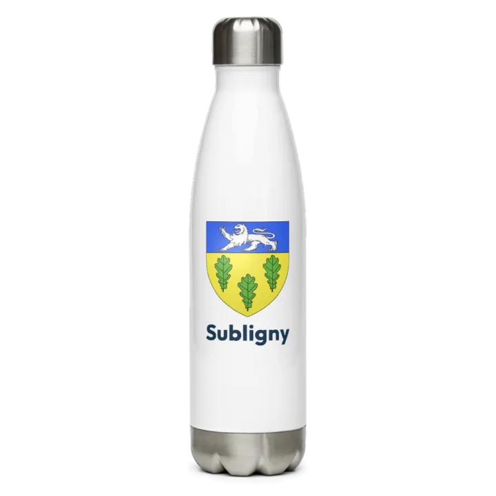 Gourde inox blason de Subligny