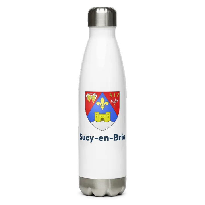 Gourde inox — blason de Sucy-en-Brie