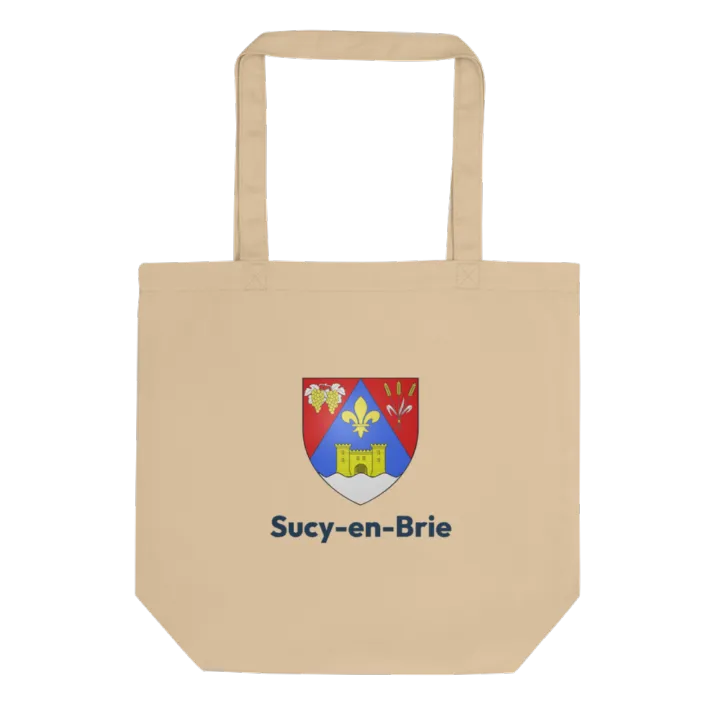 Tote bag coton bio — blason de Sucy-en-Brie
