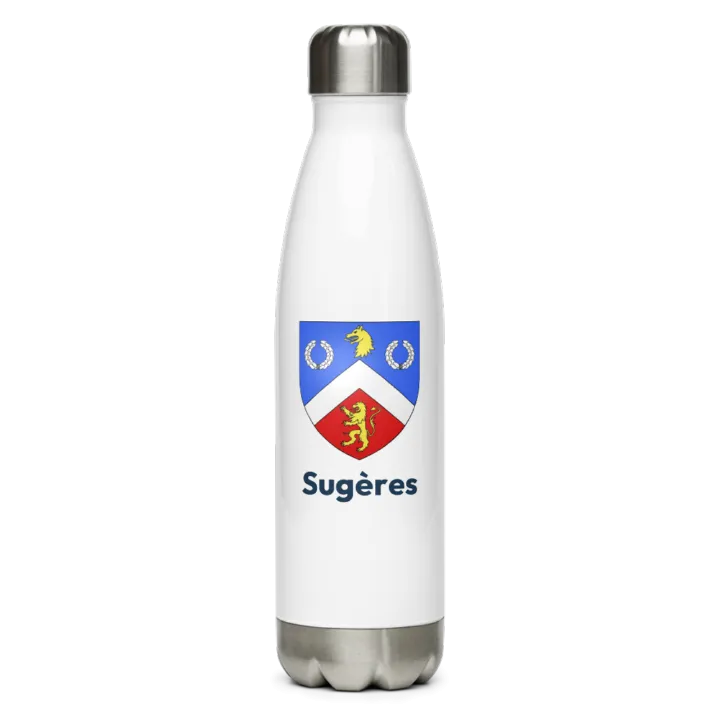 Gourde inox blason de Sugères