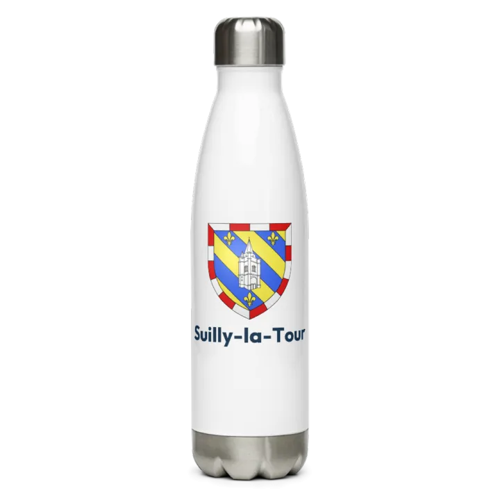 Gourde inox blason de Suilly-la-Tour