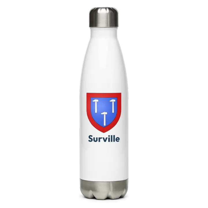 Gourde inox blason de Surville