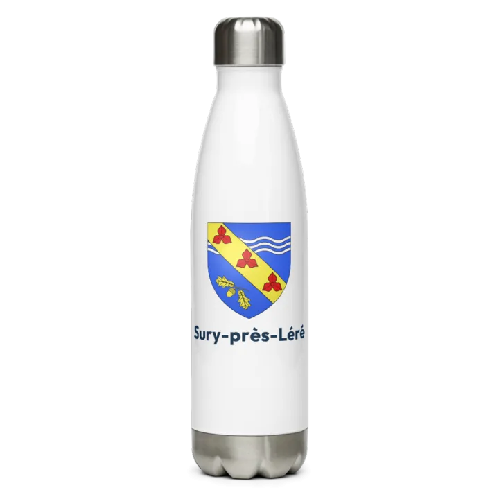 Gourde inox — blason de Sury-près-Léré