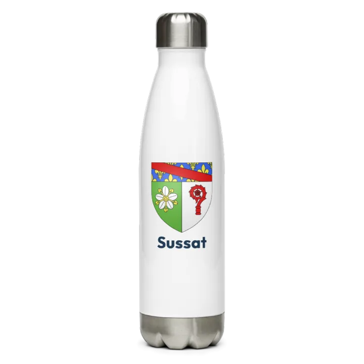 Gourde inox blason de Sussat