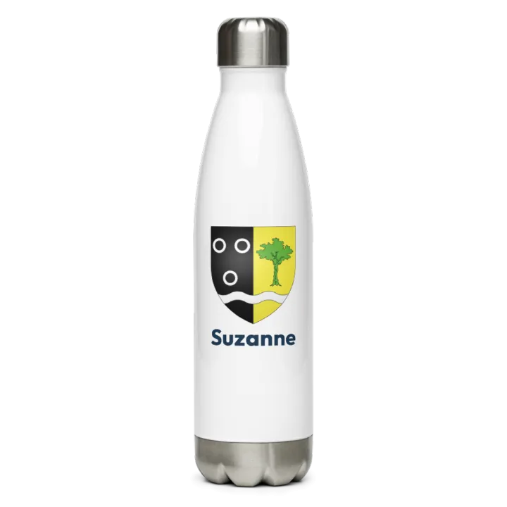 Gourde inox blason de Suzanne