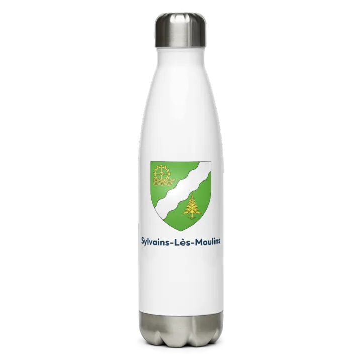 Gourde inox blason de Sylvains-Lès-Moulins