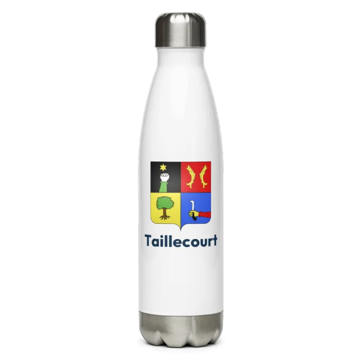Gourde inox — blason de Taillecourt