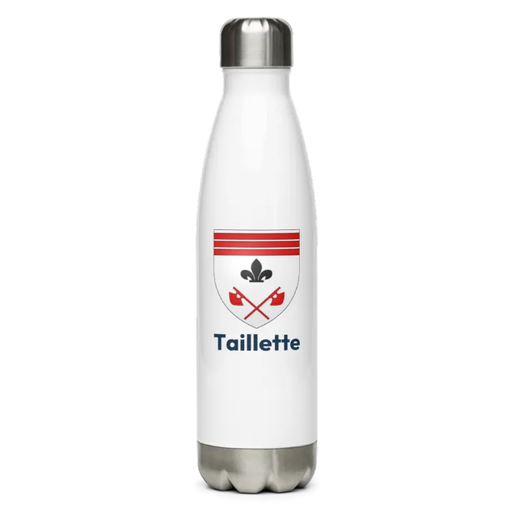 Gourde inox blason de Taillette