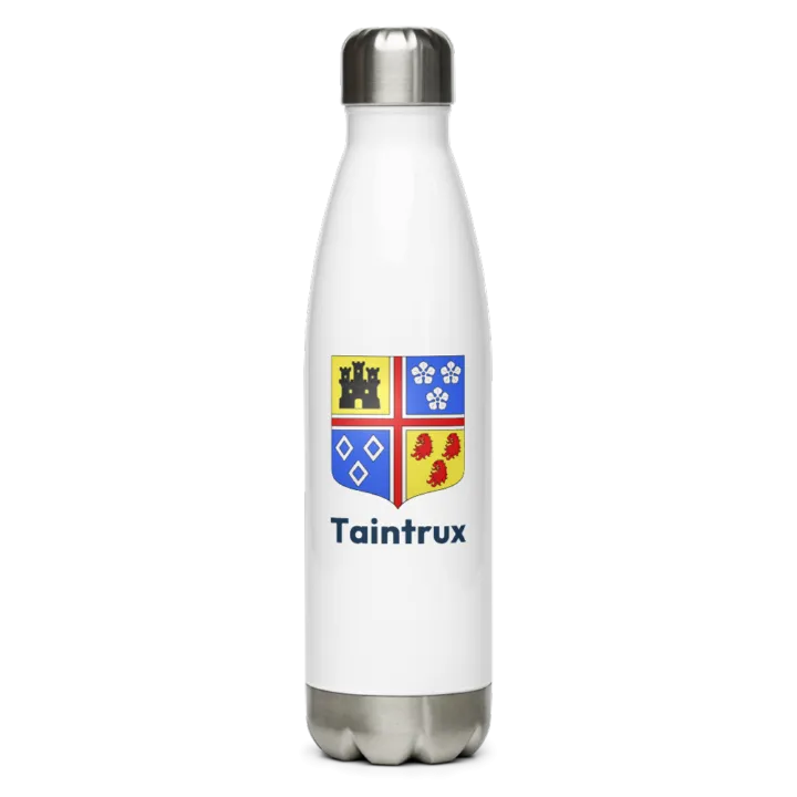 Gourde inox — blason de Taintrux