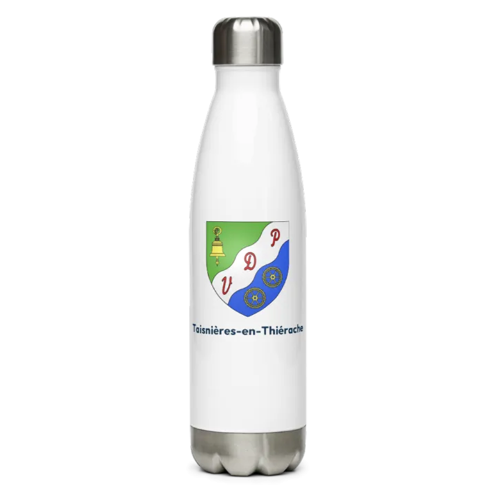 Gourde inox blason de Taisnières-en-Thiérache