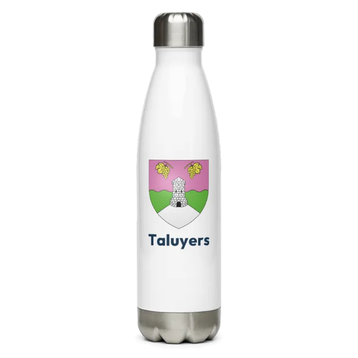 Gourde inox — blason de Taluyers