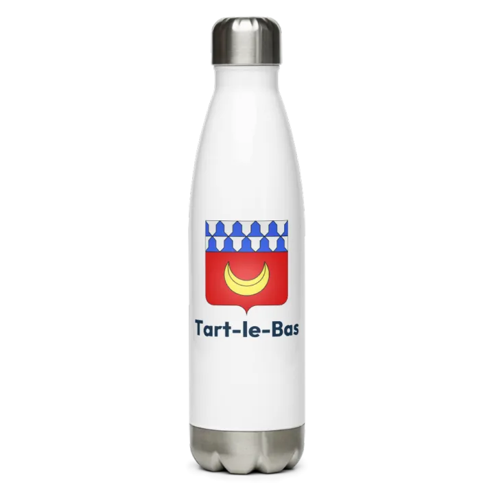 Gourde inox blason de Tart-le-Bas