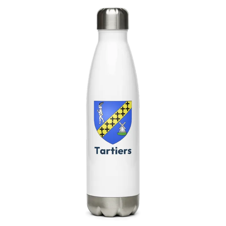 Gourde inox blason de Tartiers