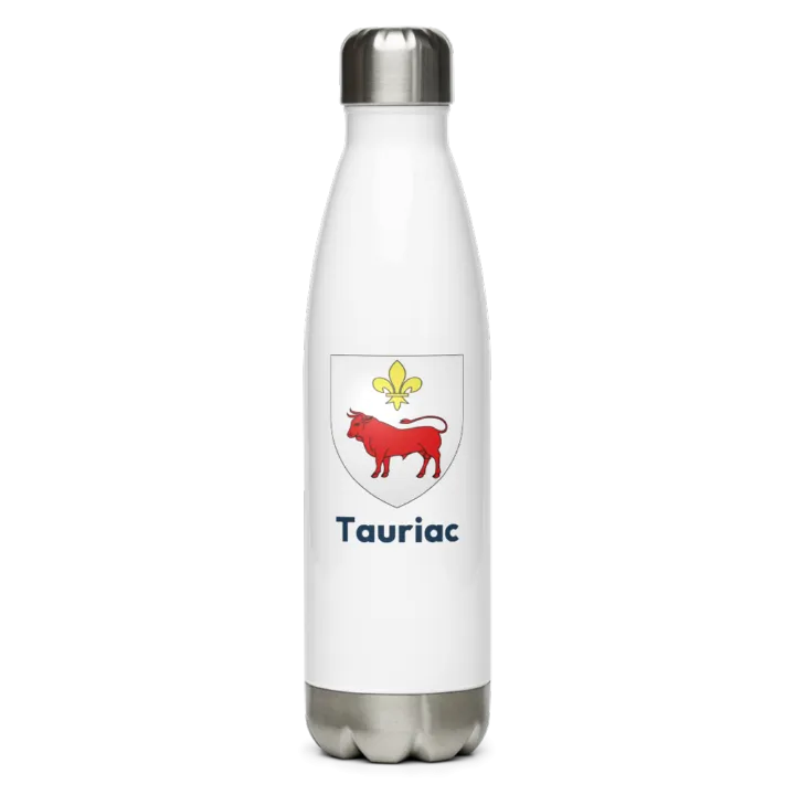 Gourde inox blason de Tauriac