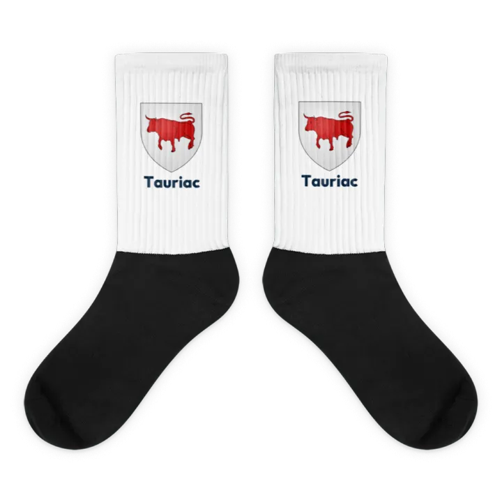 Chaussettes — blason de Tauriac