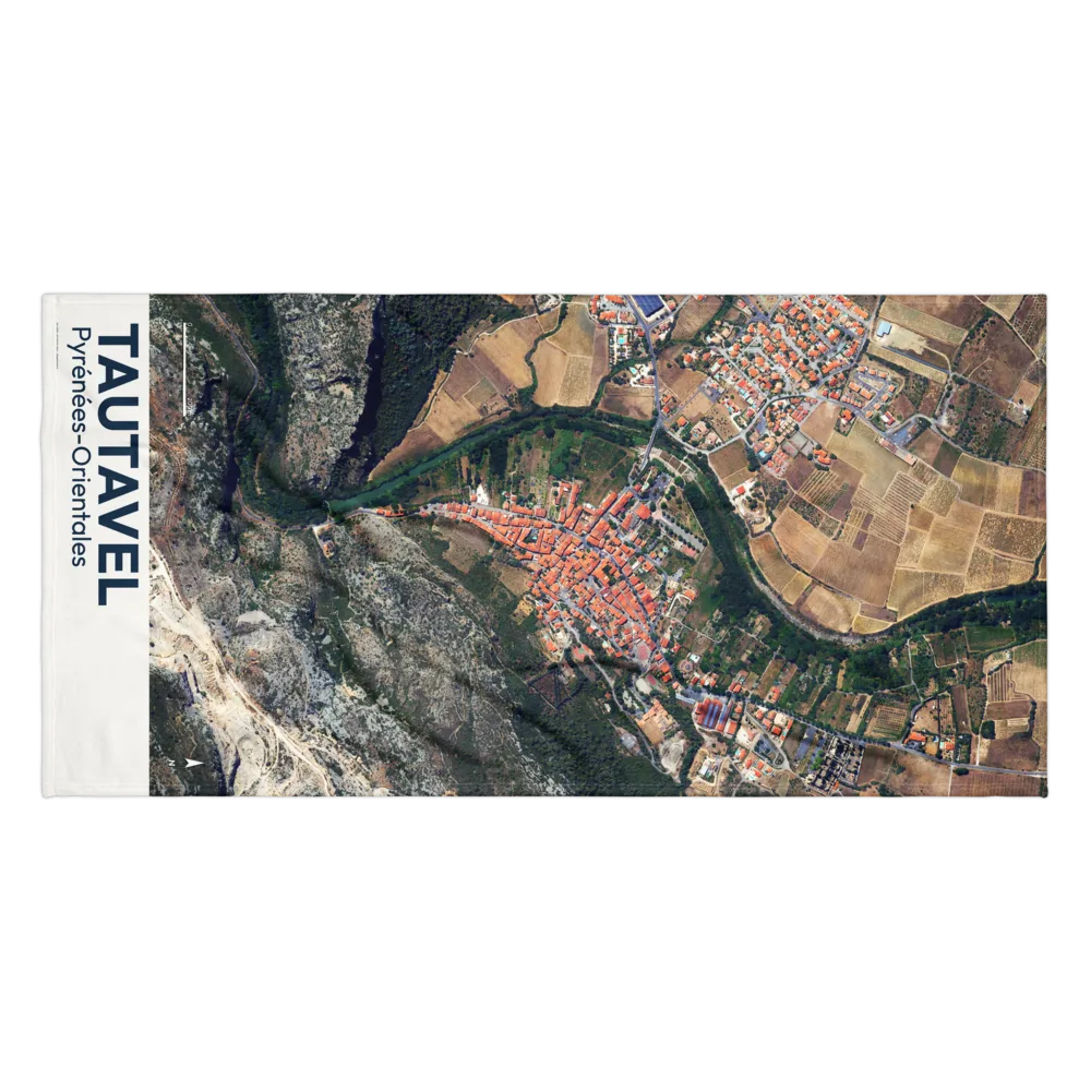 Serviette cartographique — carte de Tautavel