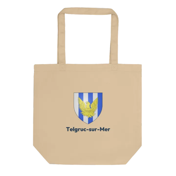 Tote bag coton bio — blason de Telgruc-sur-Mer