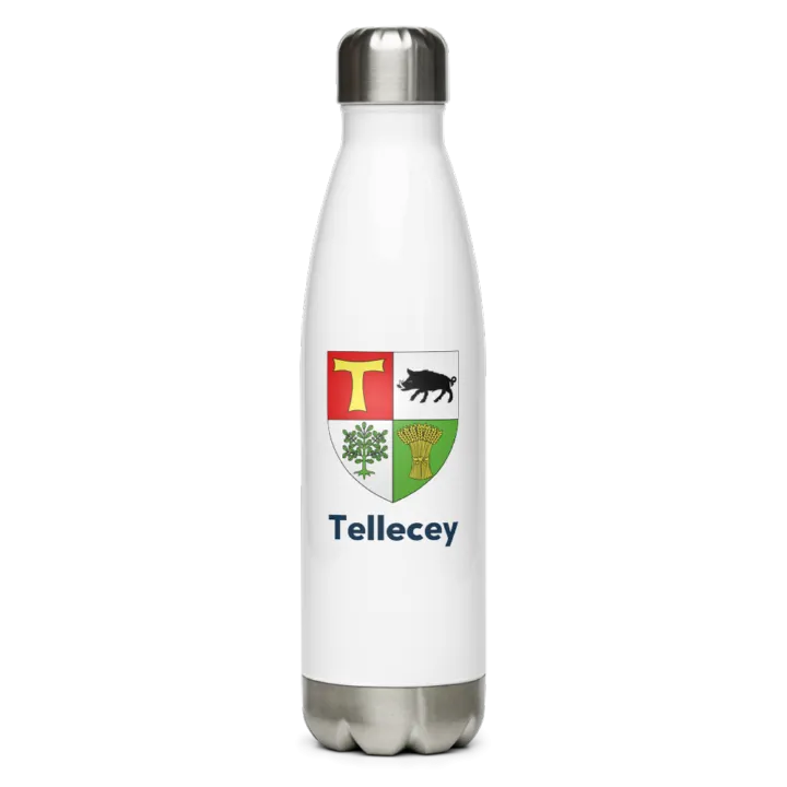 Gourde inox blason de Tellecey