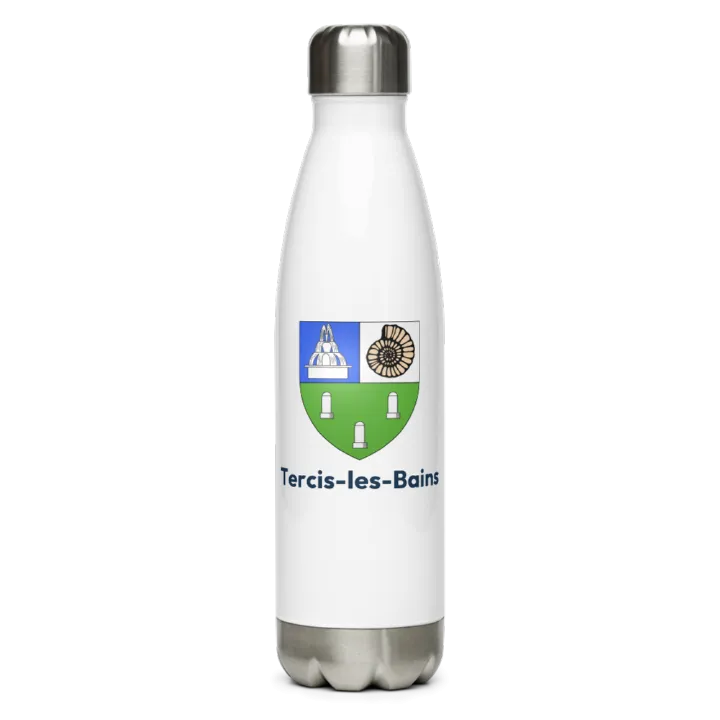 Gourde inox blason de Tercis-les-Bains