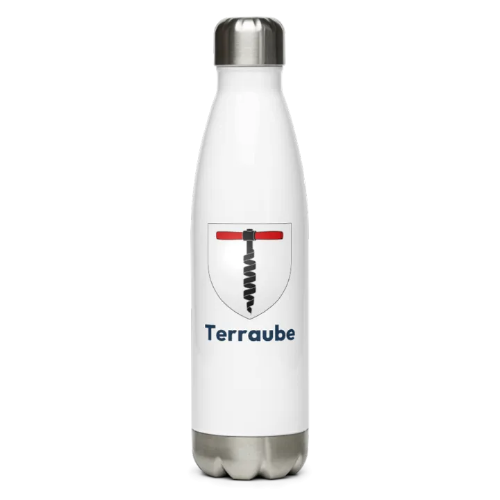 Gourde inox blason de Terraube