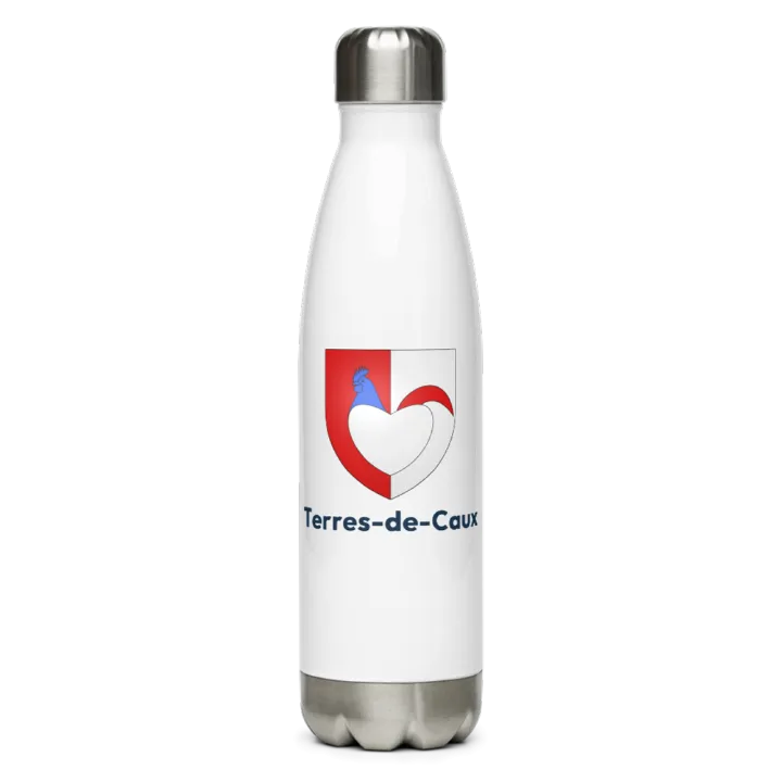 Gourde inox blason de Terres-de-Caux