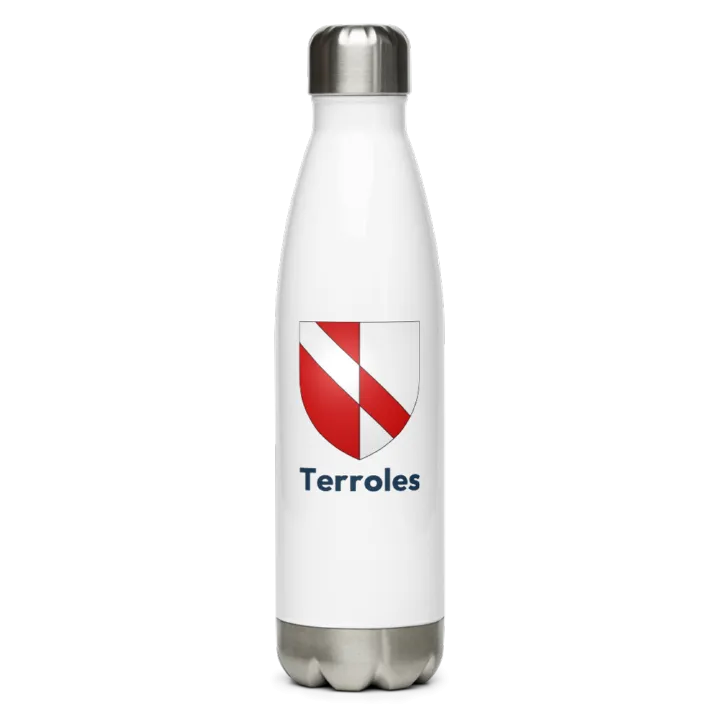 Gourde inox blason de Terroles