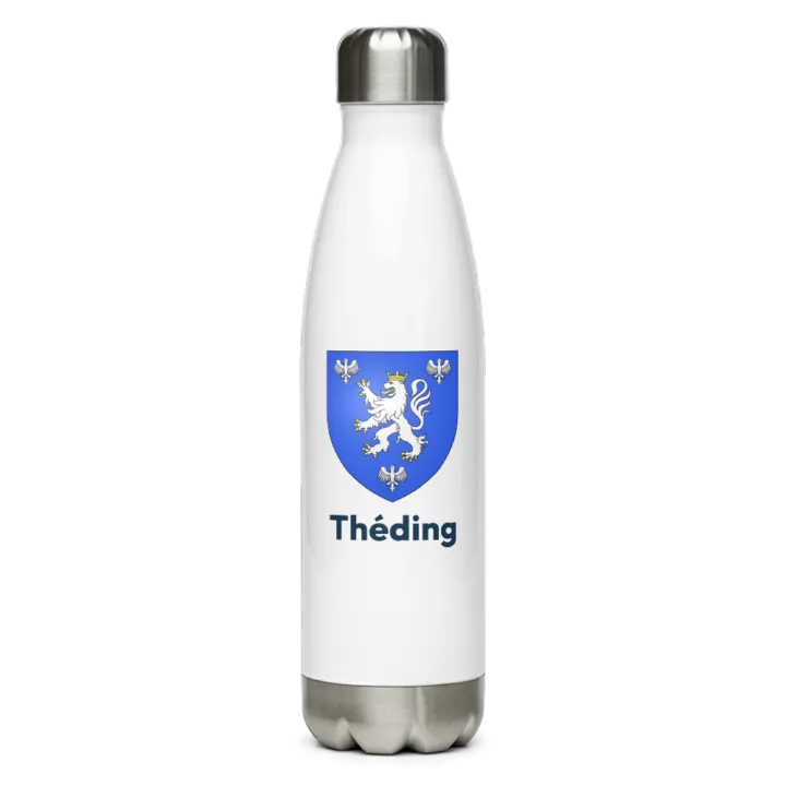 Gourde inox blason de Théding