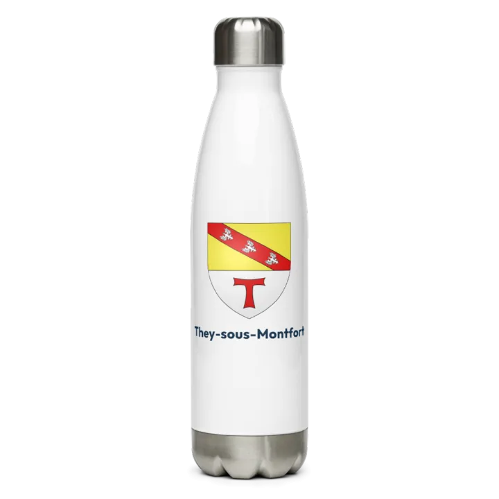 Gourde inox blason de They-sous-Montfort