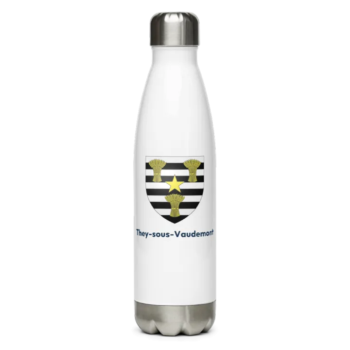 Gourde inox blason de They-sous-Vaudemont