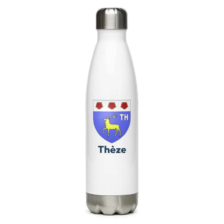 Gourde inox blason de Thèze