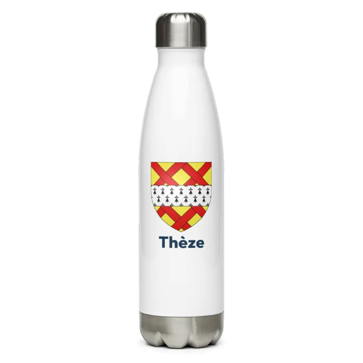 Gourde inox blason de Thèze