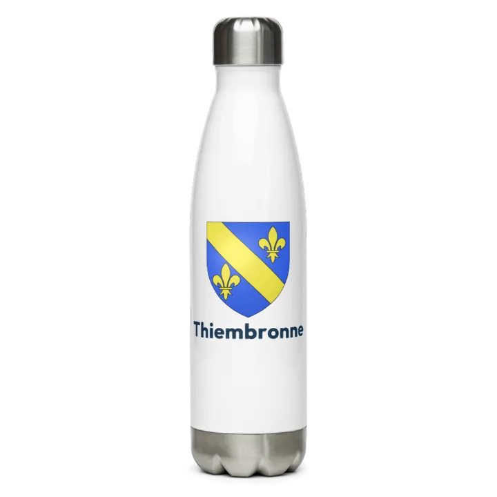 Gourde inox blason de Thiembronne
