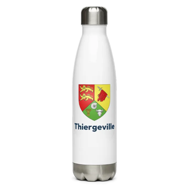 Gourde inox — blason de Thiergeville
