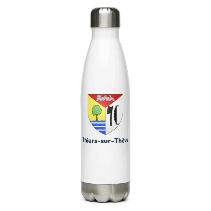 Gourde inox — blason de Thiers-sur-Thève