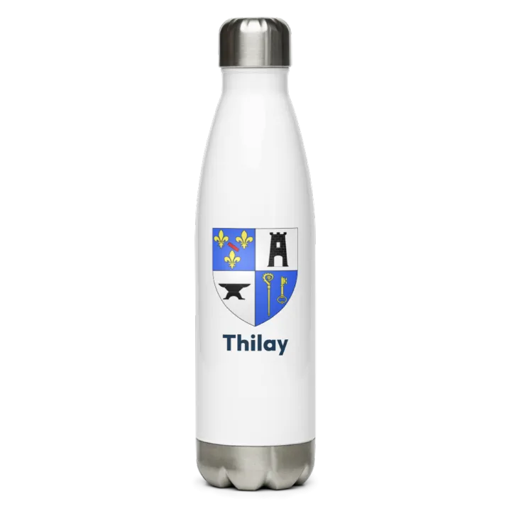 Gourde inox — blason de Thilay