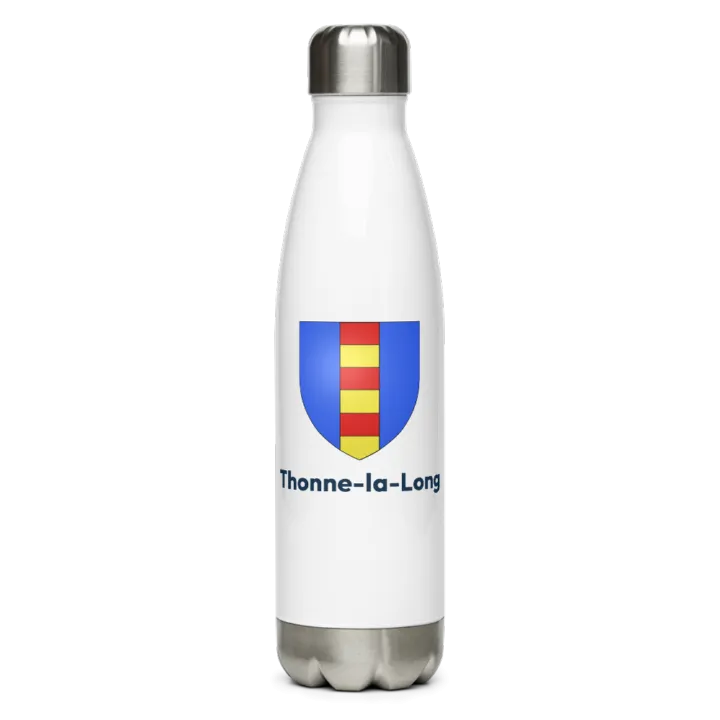 Gourde inox blason de Thonne-la-Long