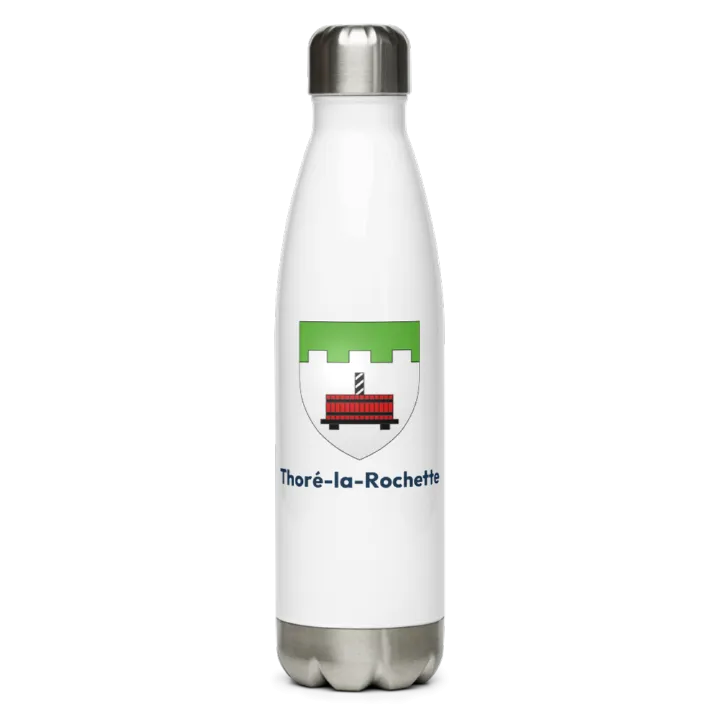 Gourde inox blason de Thoré-la-Rochette