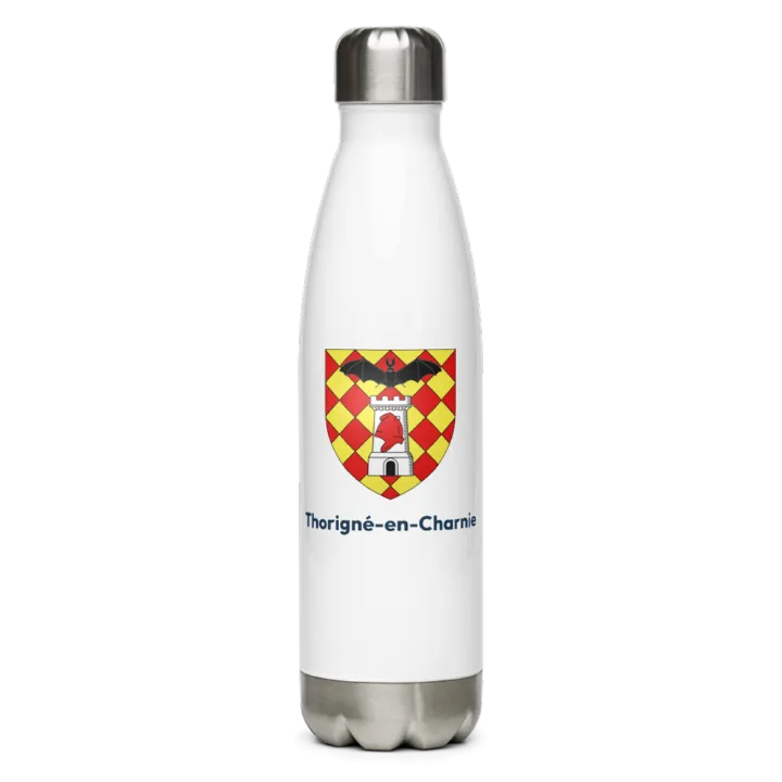 Gourde inox — blason de Thorigné-en-Charnie